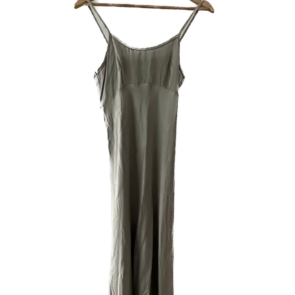Vintage 1990s Silver Spaghetti Strap Dress